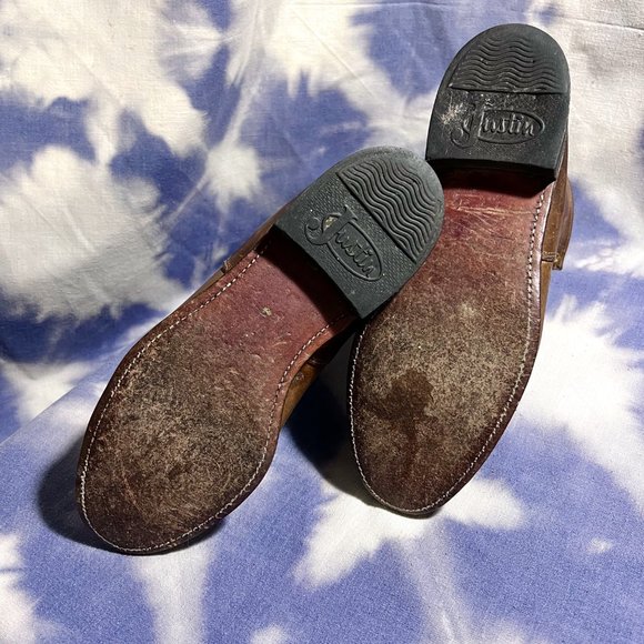 Justin leather Roper boots - Picture 11 of 12